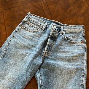 Levi’s high rise jeans!